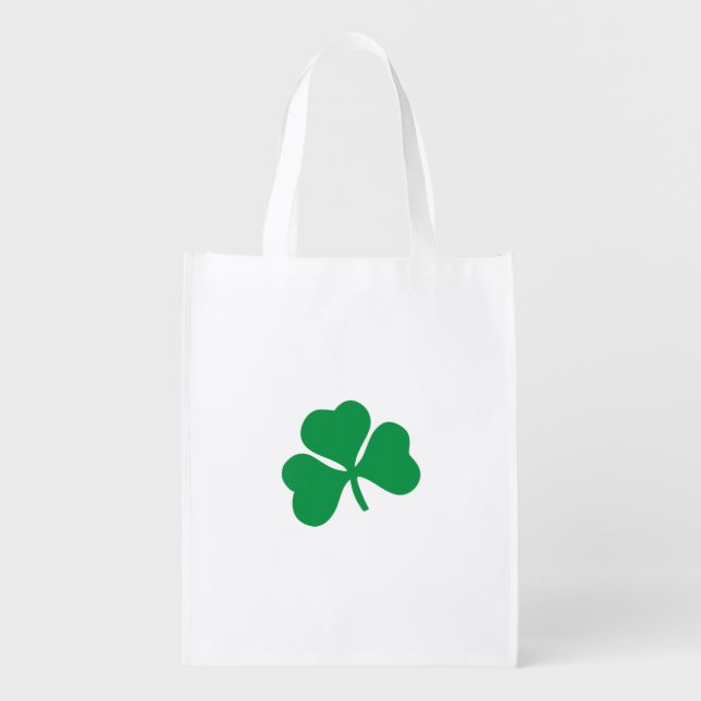 Shamrock Grocery Bag (Front)