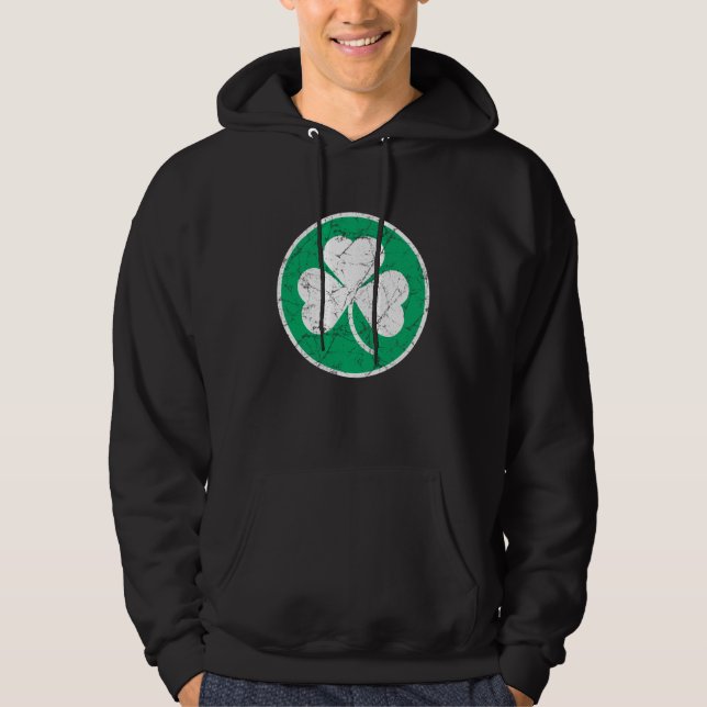 Shamrock Grunge Hoodie (Front)
