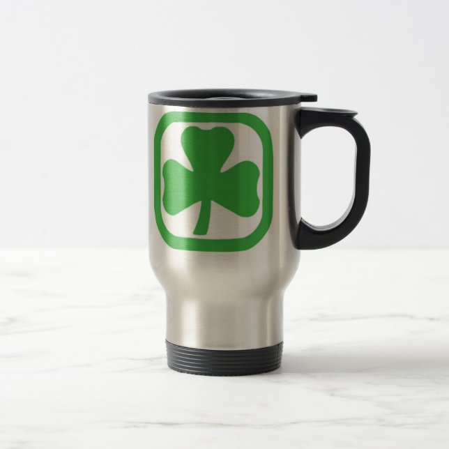 Shamrock Guys Travel Mug (Right)