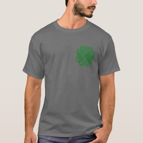 Shamrock Heart Celtic Knot St Patricks Day Irish T_Shirt