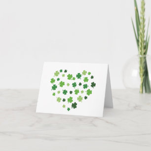 Shamrock Heart Note Cards