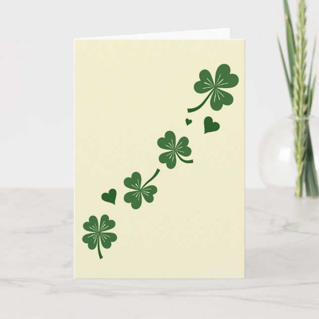 Shamrock Hearts Ascend Card (Front)