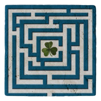 Shamrock in Blue Labyrinth Challenge