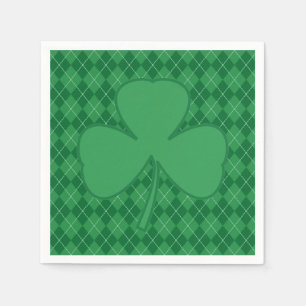 Shamrock Irish Argyle Napkins