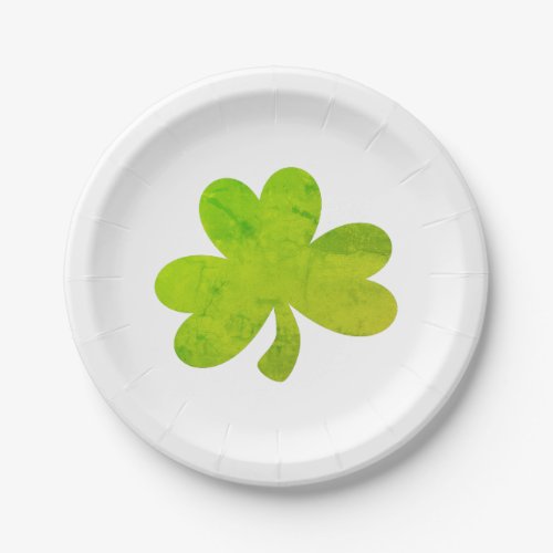 Shamrock Irish Painting Birthday Party Plates