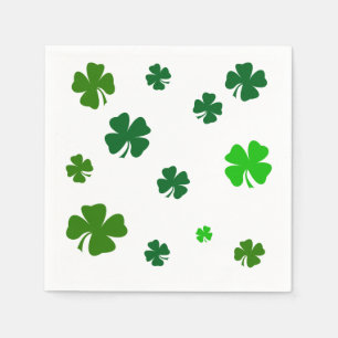 Shamrock Irish Saint Patricks Day Party Napkins