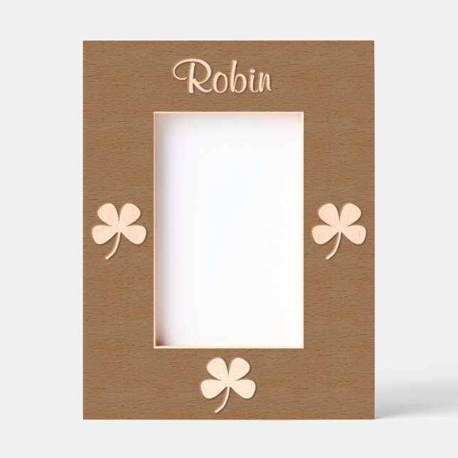 Shamrock Irish St. Patrick's Day 4Sean Engraved Frames (Front)