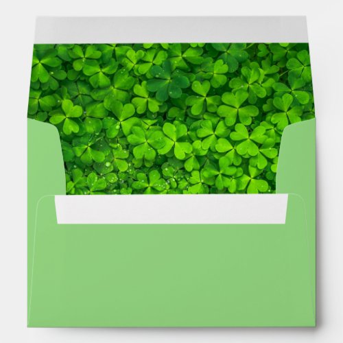Shamrock Irish St Patricks Day Envelope
