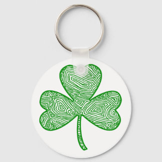 Shamrock Keychain