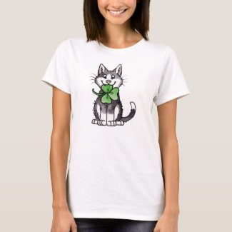 Shamrock Kitty T-Shirt