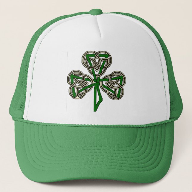Shamrock Knot Cross Cap (Front)