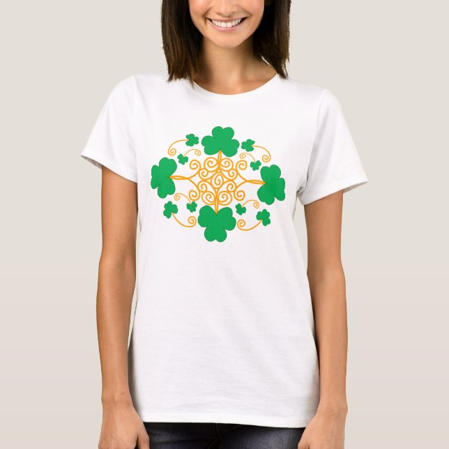 Shamrock Lace T-Shirt (Front)