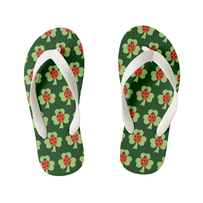 polka dot flip flops