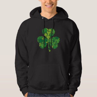 Shamrock Leaf Lucky C St Patrick's Day Irish  3 Hoodie