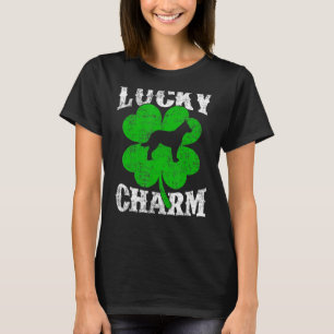 Shamrock Leaf Lucky Charm Blue Heeler Dog St Patri T-Shirt