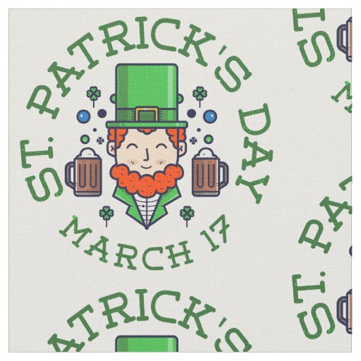 shamrock leprechaun fabric