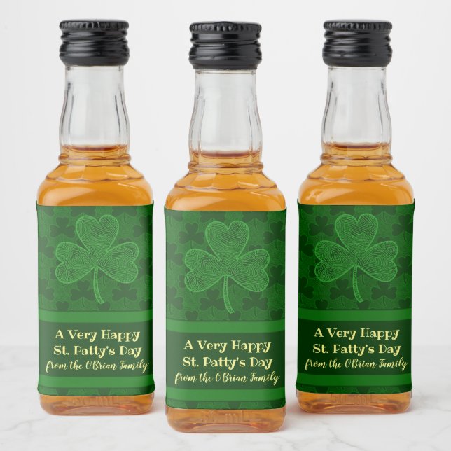 Shamrock Liquor Bottle Label (Bottles)