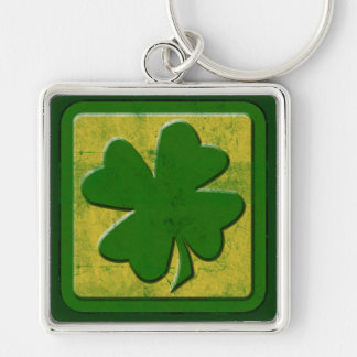 Shamrock Logo Vintage Keychain
