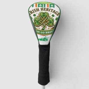 Shamrock Luck Celebration Logo Golf Head Cover
