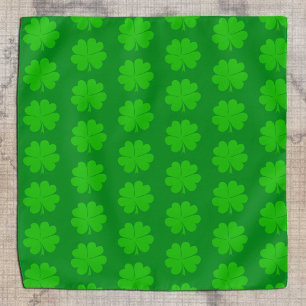 Shamrock & Lucky Clover Leaf /Irish St Patrick Ban Bandana