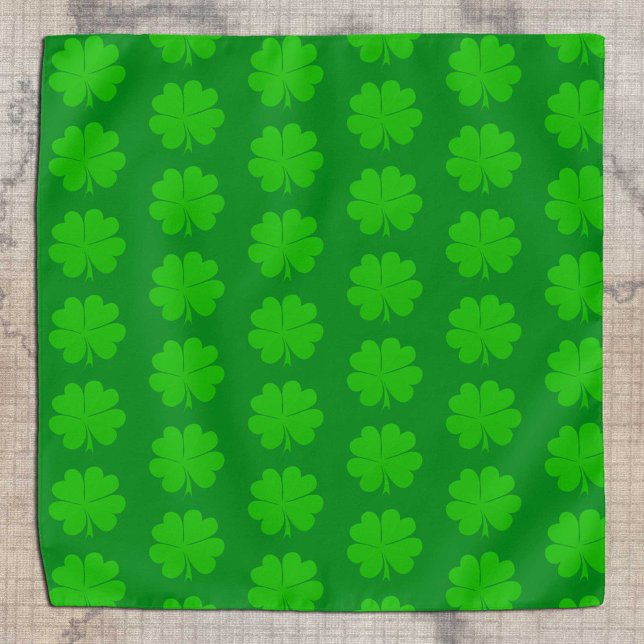 Shamrock & Lucky Clover Leaf /Irish St Patrick Ban Bandana (Creator Uploaded)