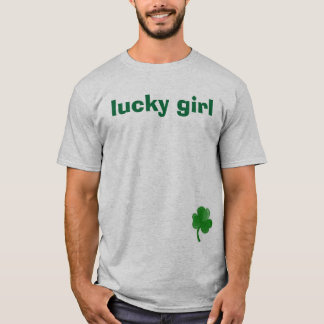 shamrock, lucky girl T-Shirt