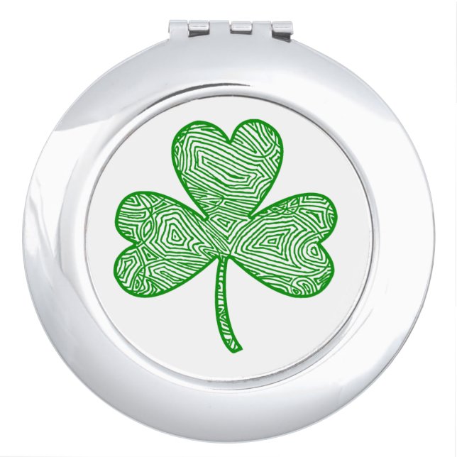 Shamrock Makeup Mirror (Front)