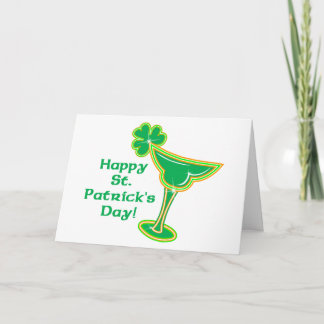 Shamrock Margarita with Greeting Card