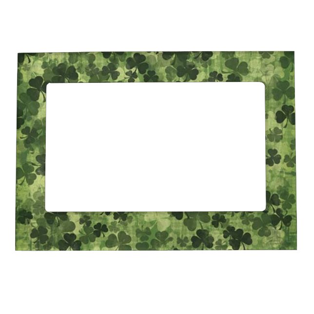 Shamrock Meadow 1 Magnetic Photo Frame (Front)