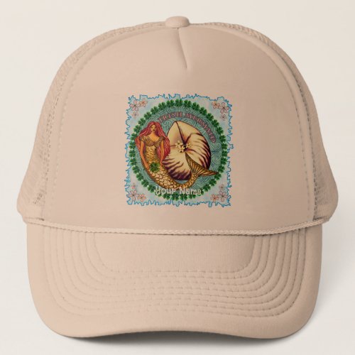 Shamrock Mermaid Trucker Hat