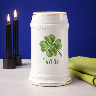 Shamrock Modern Irish Beer Stein