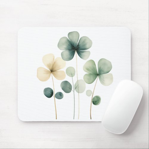 Shamrock Mouse Pad Simple Design Mouse Pad