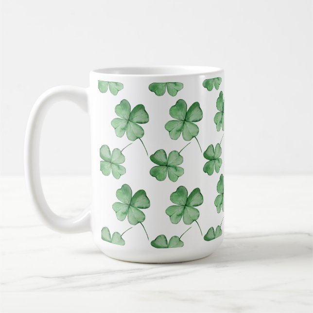 Shamrock Mug for St. Patrick's Day (Left)