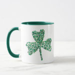  Shamrock Music Notes Ornament Mug