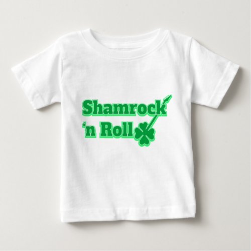 Shamrock n Roll Baby T_Shirt
