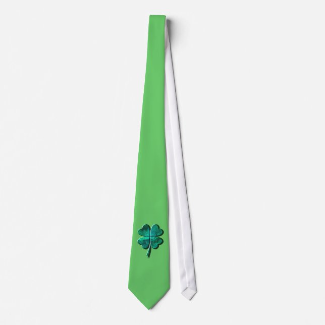 shamrock neck tie (Front)