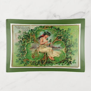 Shamrock Of Ireland Trinket Tray