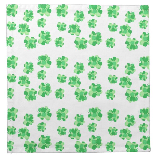 Shamrock of Shamrocks Cloth Napkins (Front)
