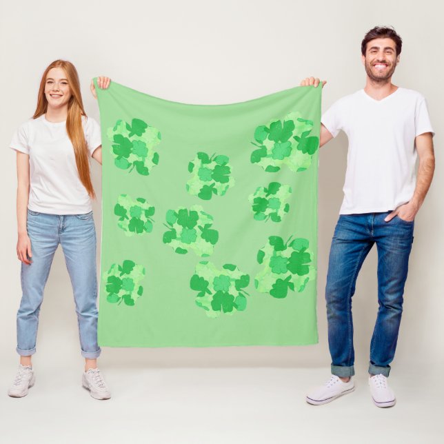 Shamrock of Shamrocks Custom Fleece Blankets (In Situ)