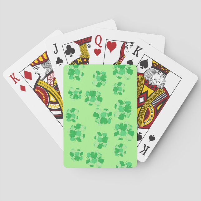 Shamrock of Shamrocks Playing Cards (Back)