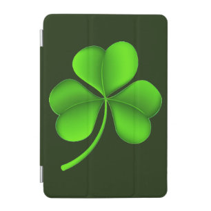 Shamrock On Dark Green ipacnt iPad Mini Cover