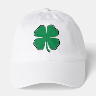 Shamrock on   hat