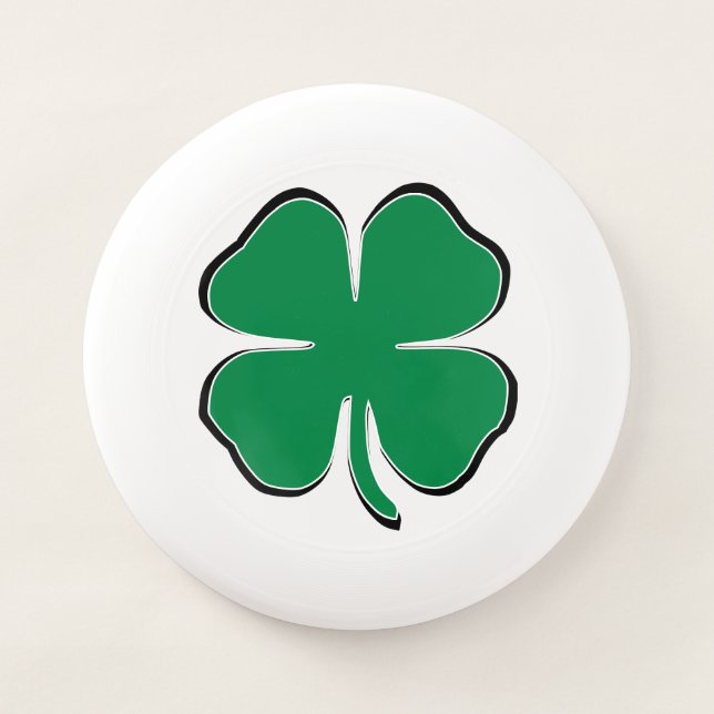 Shamrock on   Wham-O frisbee (Front)
