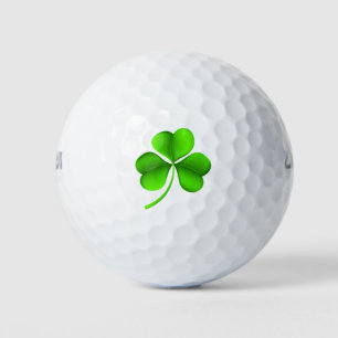 Shamrock on white wu arc golf balls