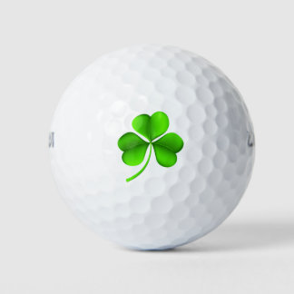 Shamrock on white wu arc golf balls
