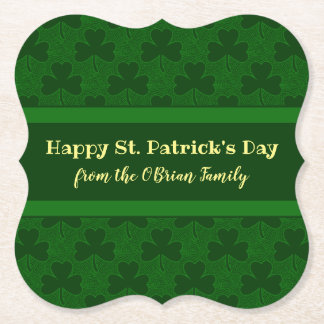 Shamrock Paper Coaster