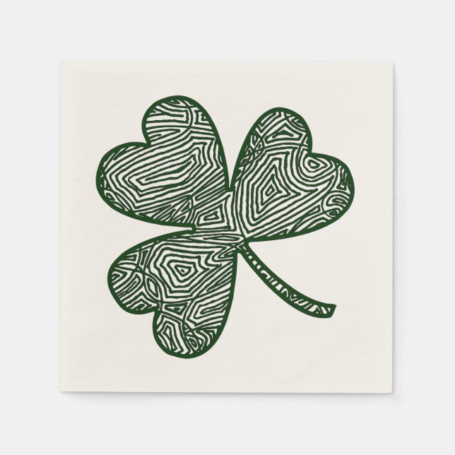 Shamrock Paper Napkins (Front)