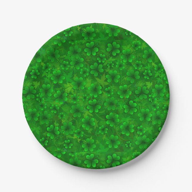 Shamrock Paper Plates (Front)