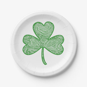 Shamrock Paper Plates