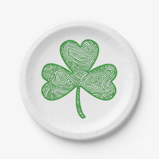 Shamrock Paper Plates